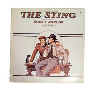 The Sting Vinyl Record Album 1973 LP Movie Soundtrack MCA-390